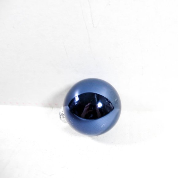 🎄Box of Blue Christmas Tree Ornament Glass Balls Matte and Gloss Style - Picture 4 of 6